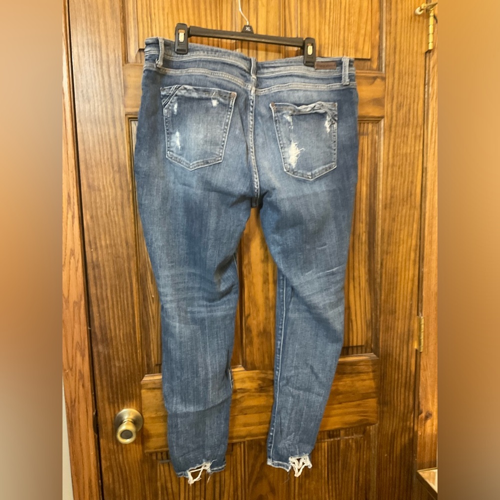 Buckle Black Ankle Skinny Jeans Women’s 36